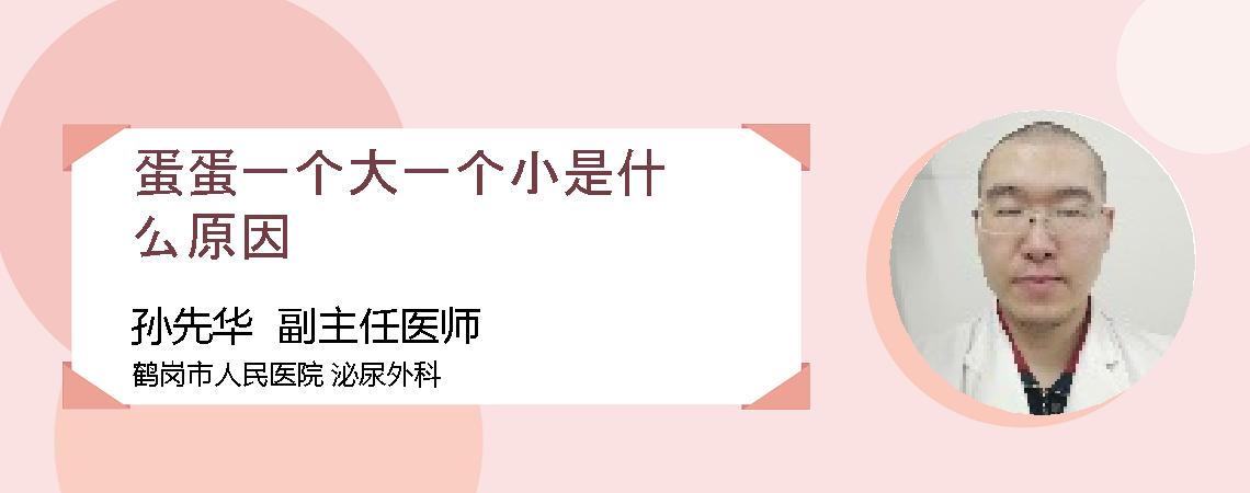 蛋蛋一个大一个小是什么原因