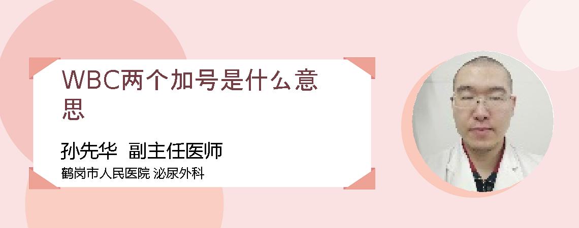 WBC两个加号是什么意思
