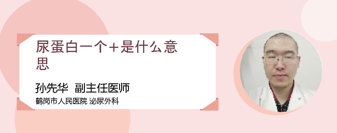 尿蛋白一个+是什么意思
