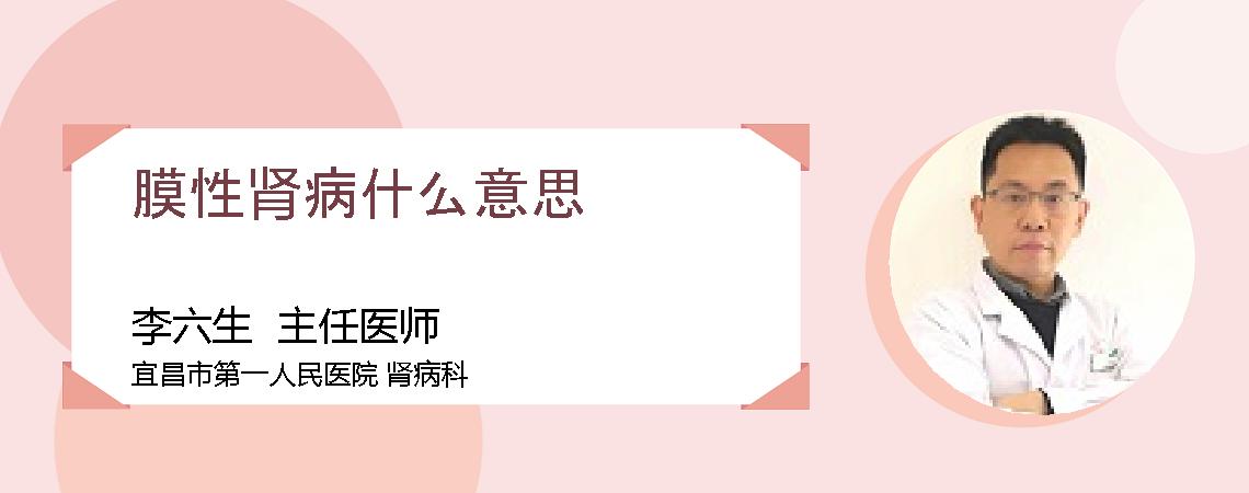 膜性肾病什么意思